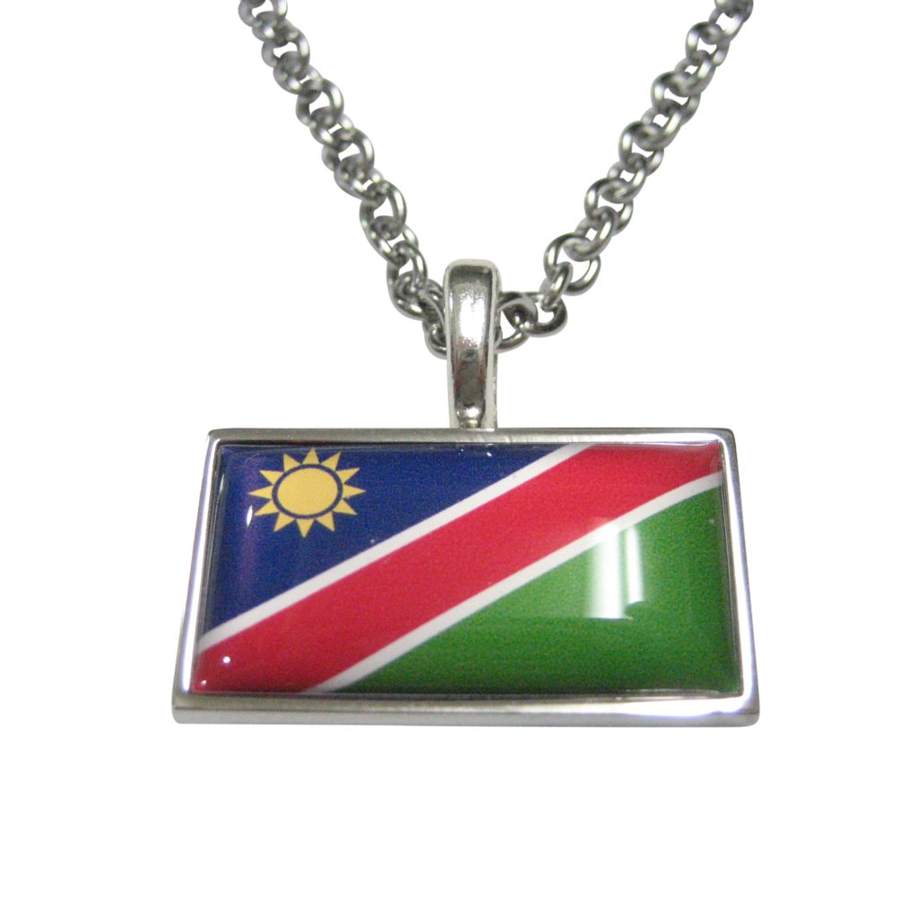 Namibia Flag Necklace